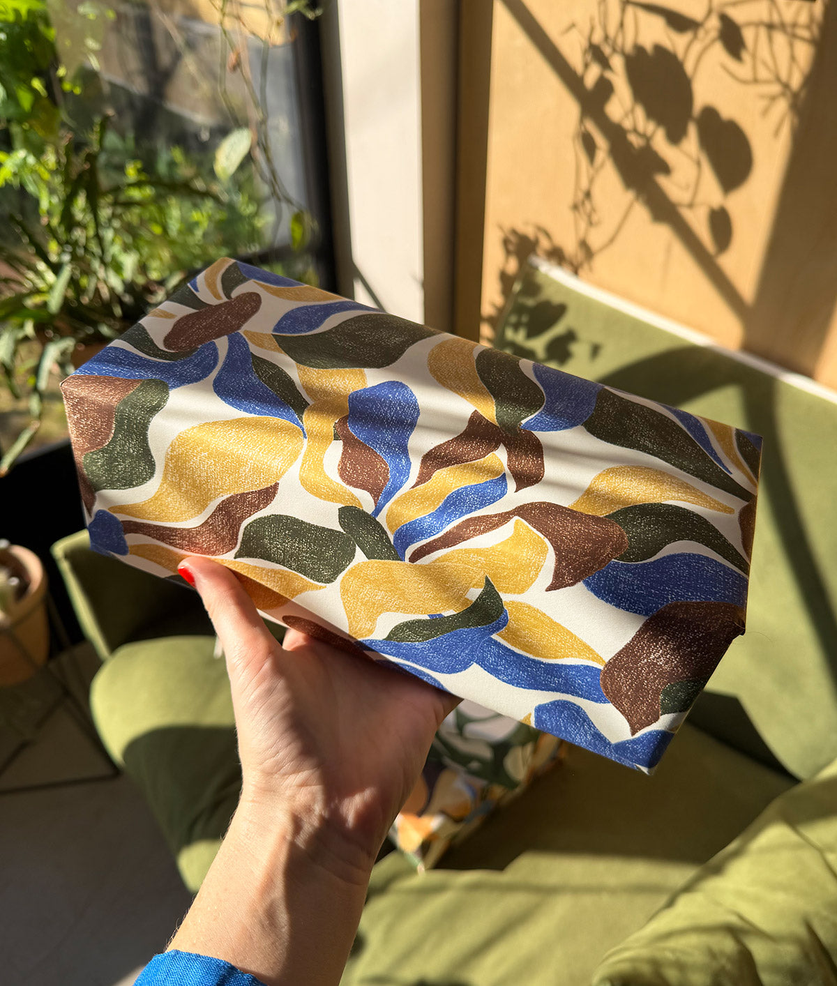 Floral Motif Blue