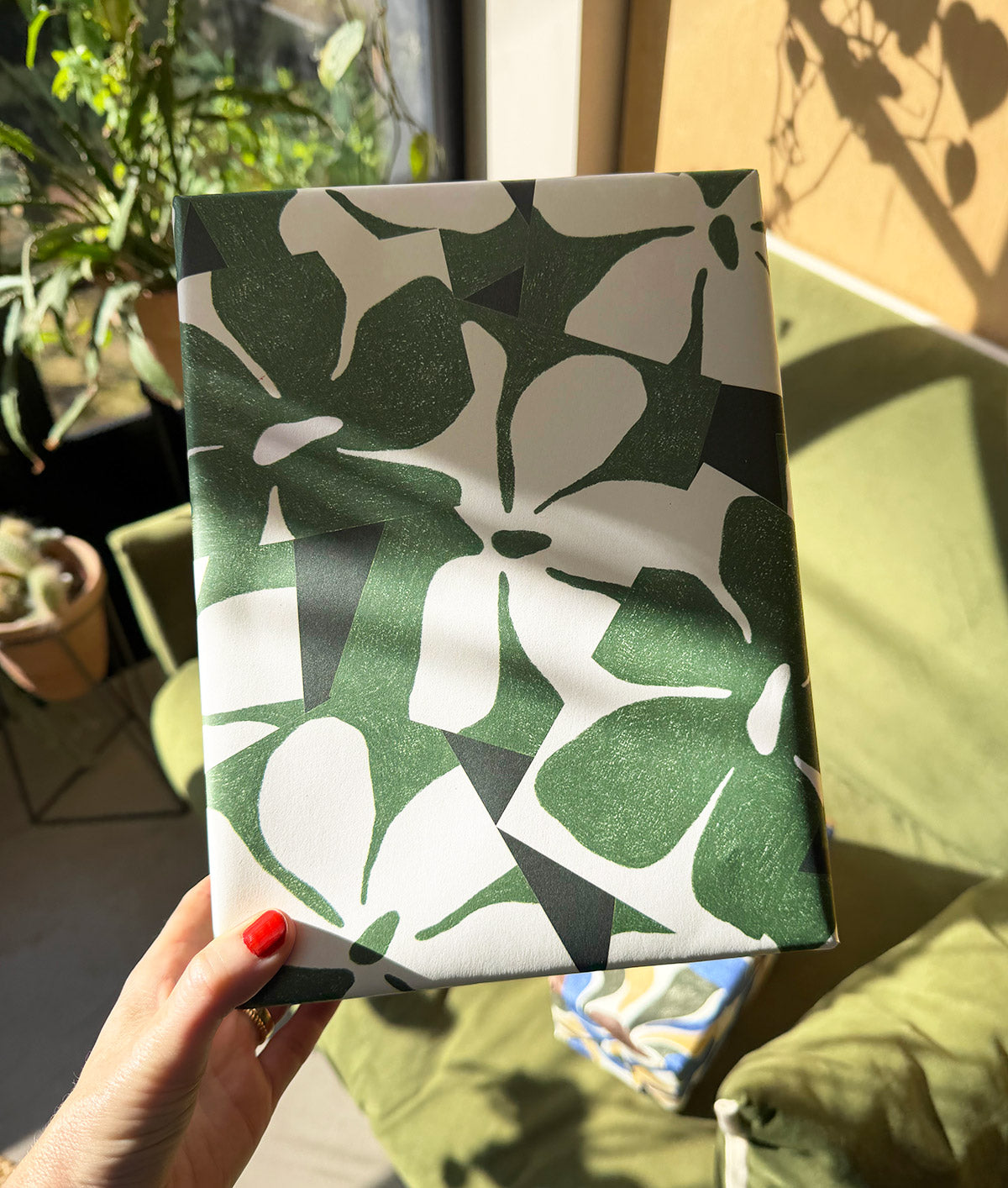 Floral Motif Green