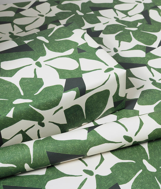 Floral Motif Green