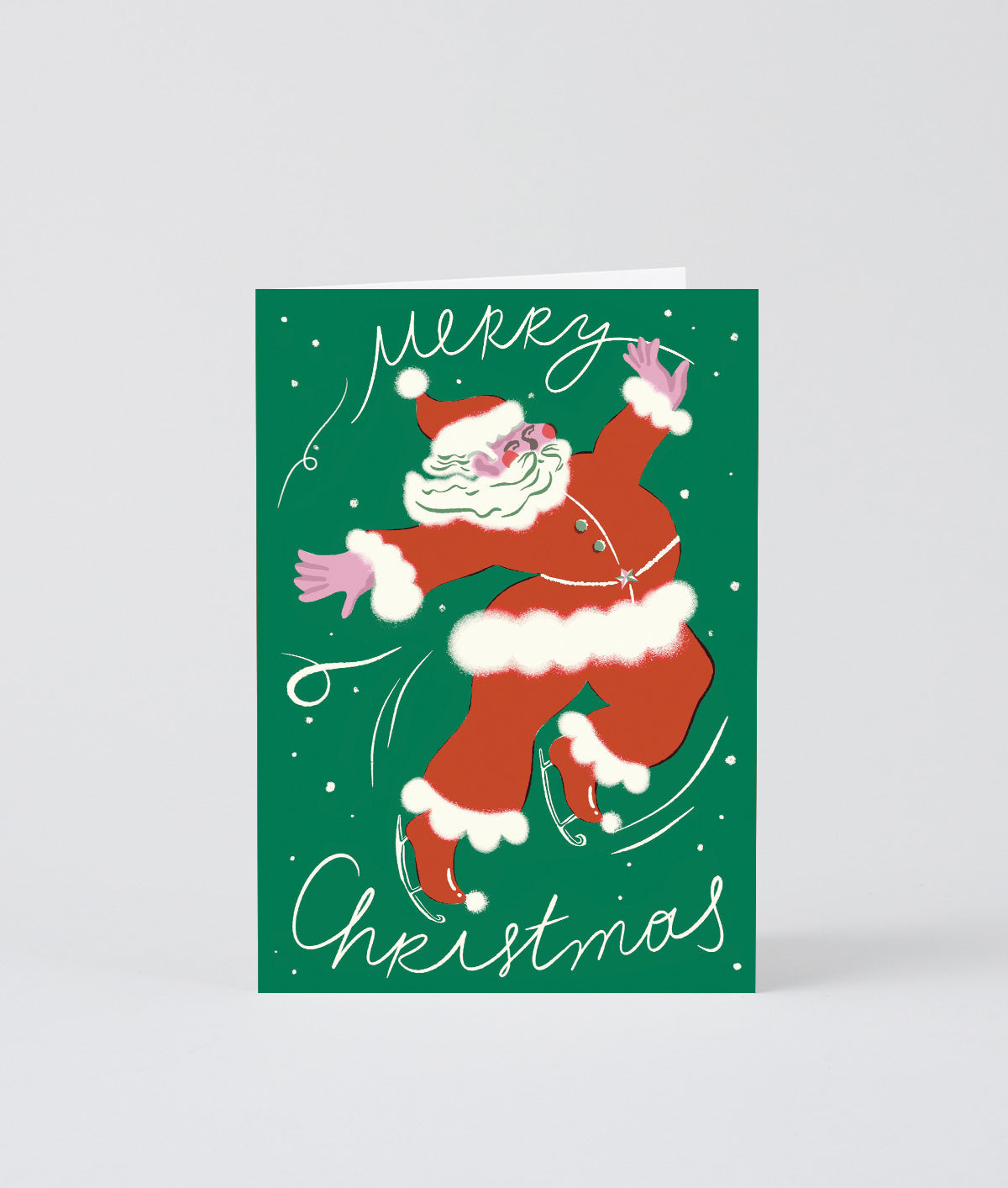 Ice Skating Santa