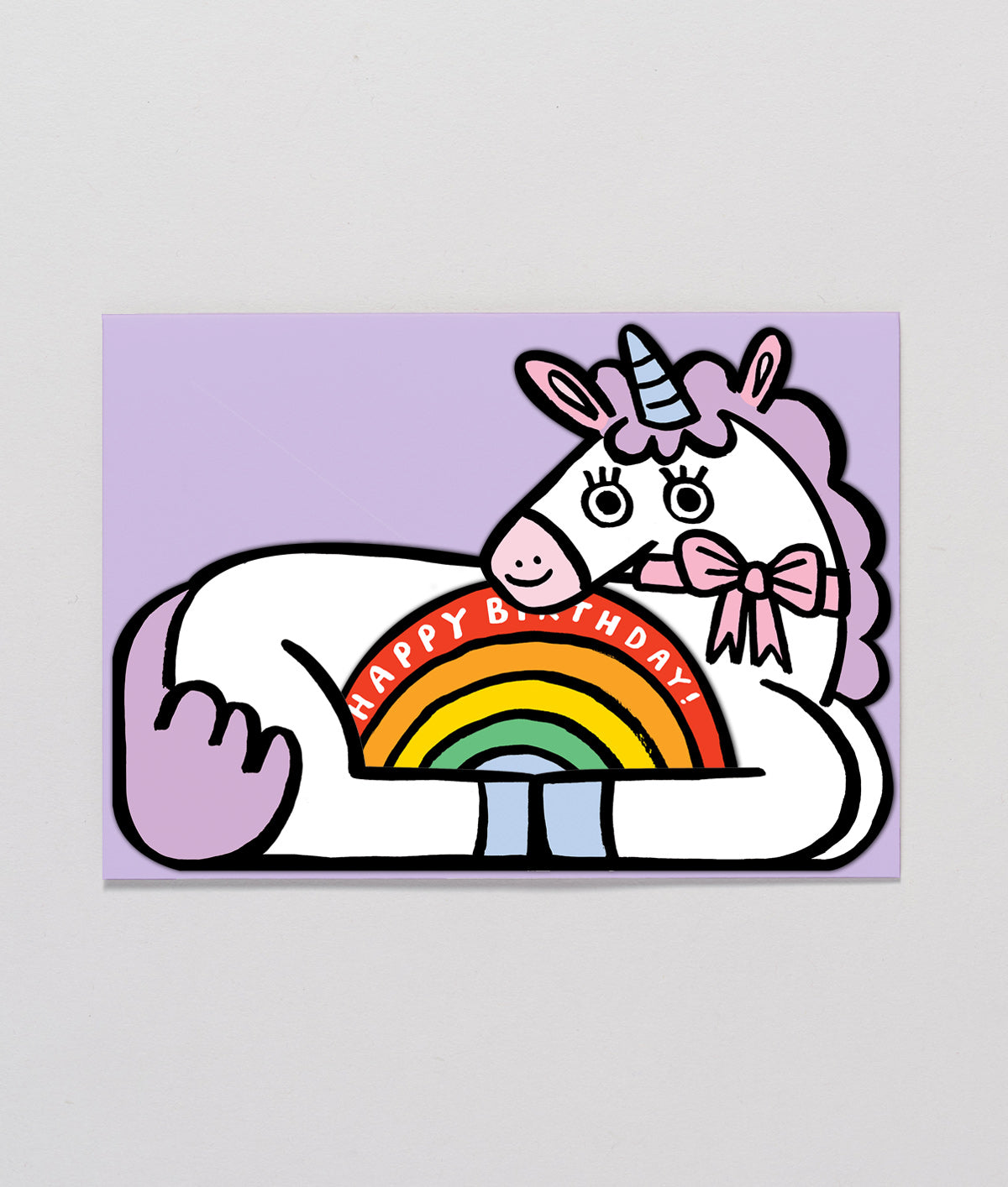 Unicorn With Mini Card