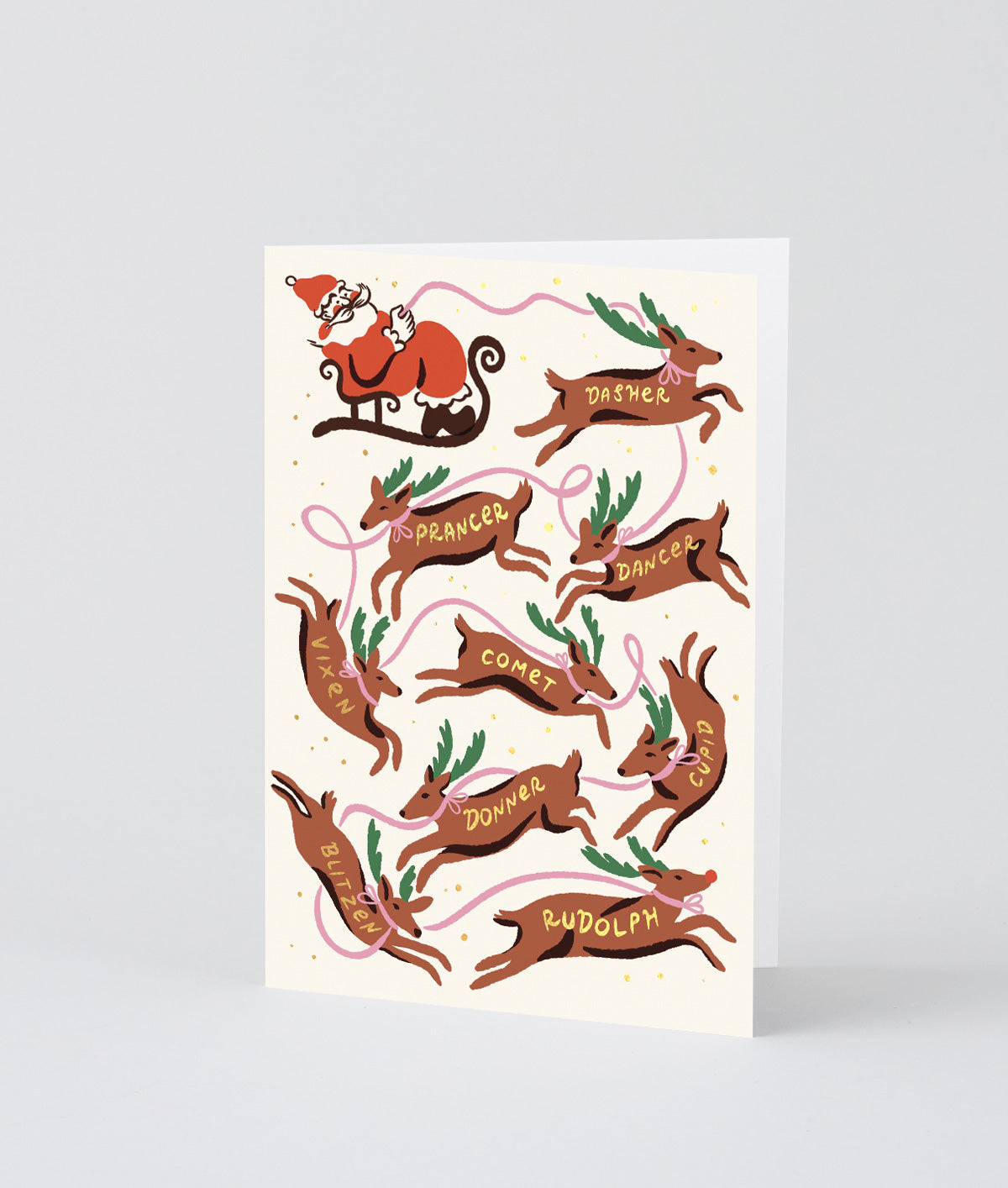 Santa And Reindeer