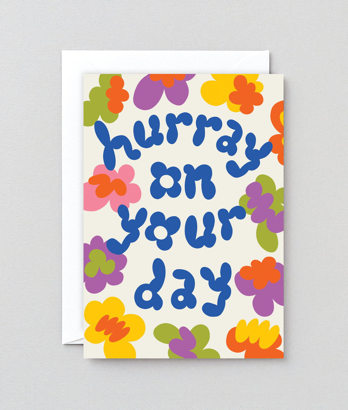 Hurray On Your Day Embossed Greetings Card