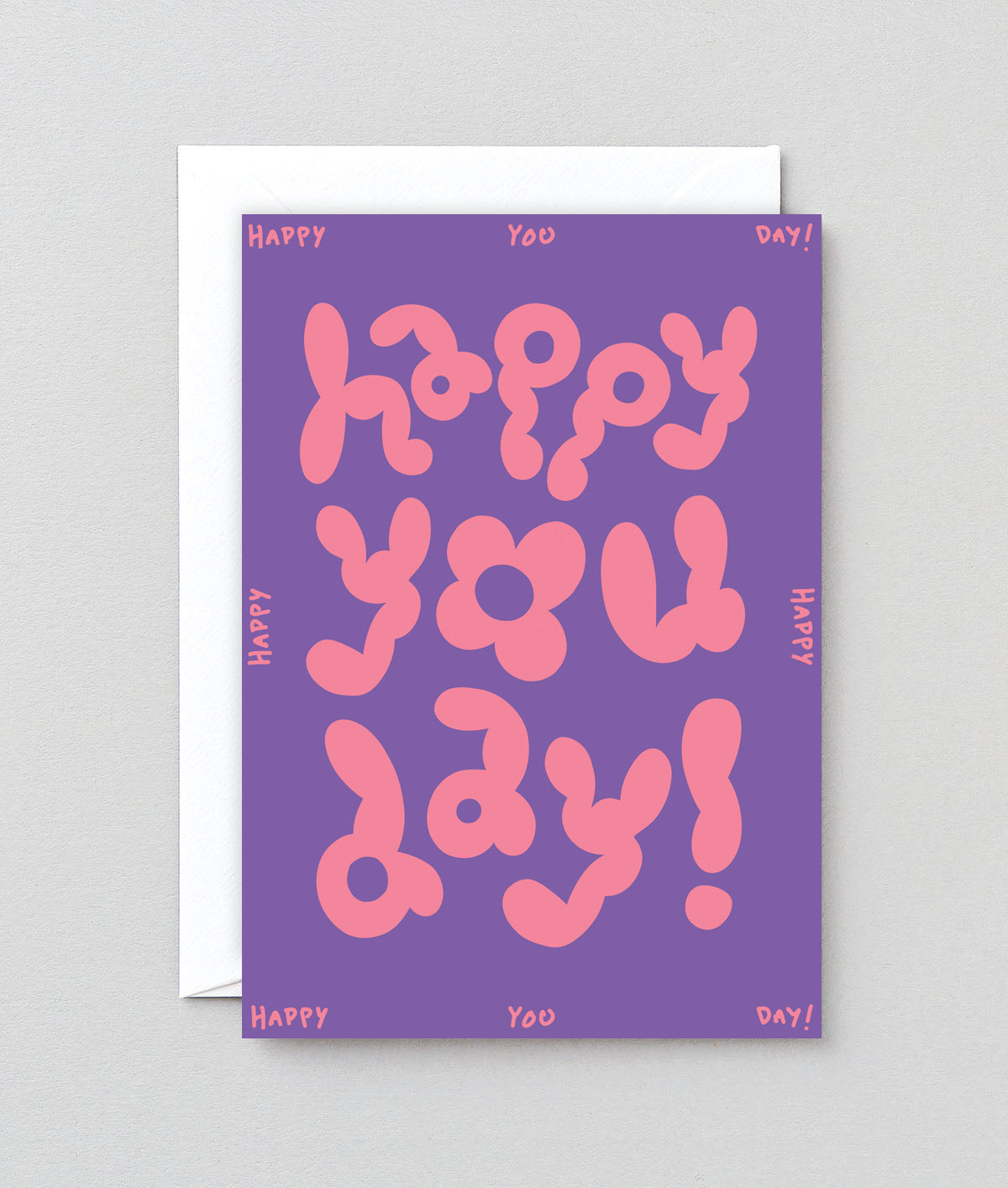 Happy You Day Embossed Greetings Card