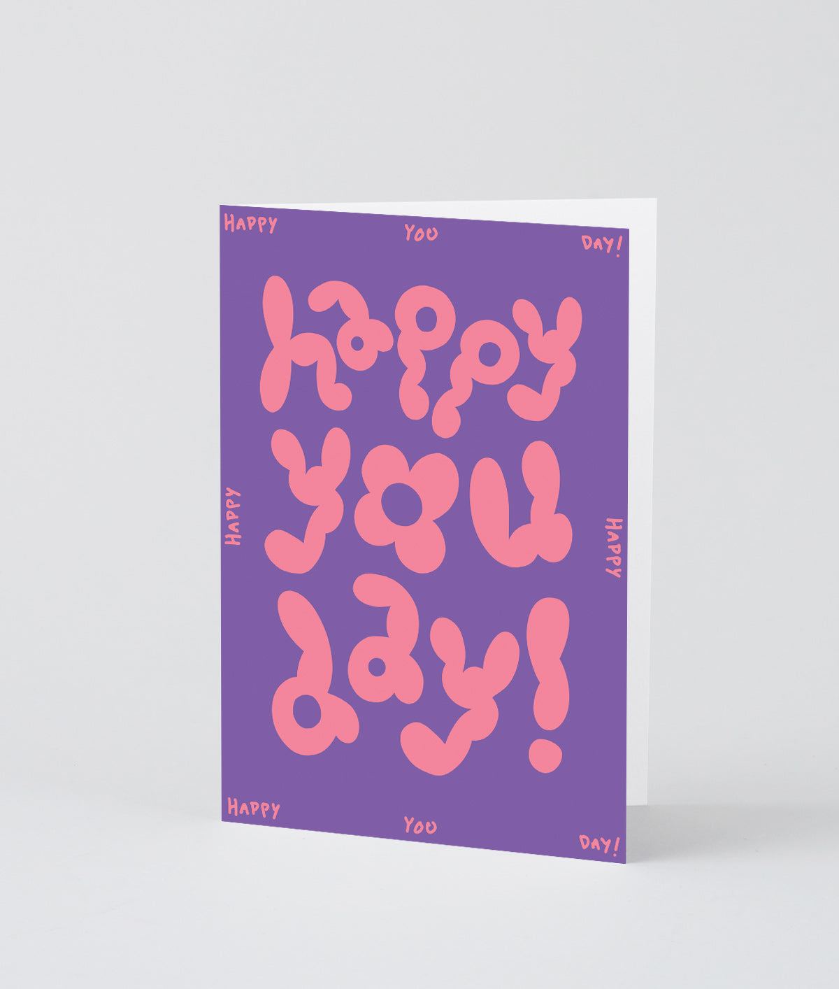 Happy You Day Embossed Greetings Card