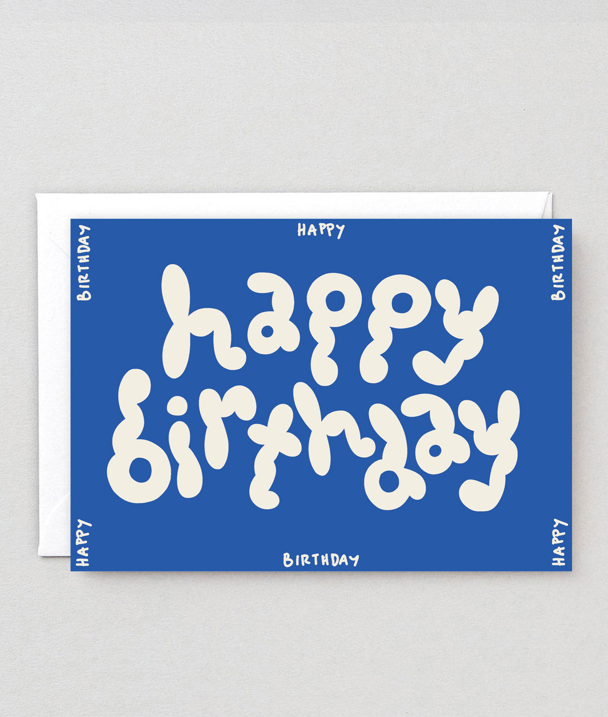 Happy Birthday Bubble Embossed Greetings Card