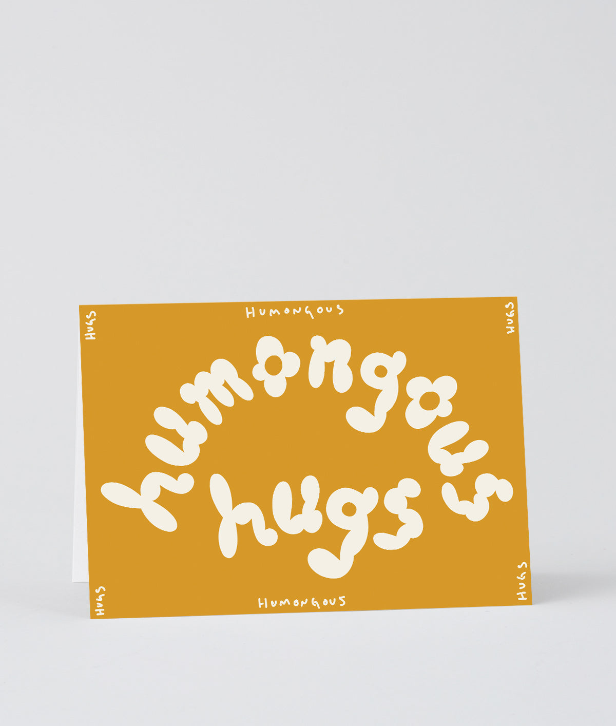 Humongous Hug Embossed Greetings Card