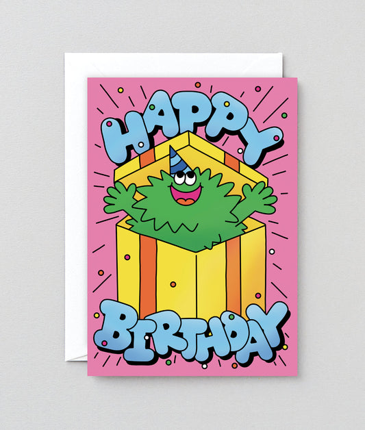 Happy Birthday Guy In Present
