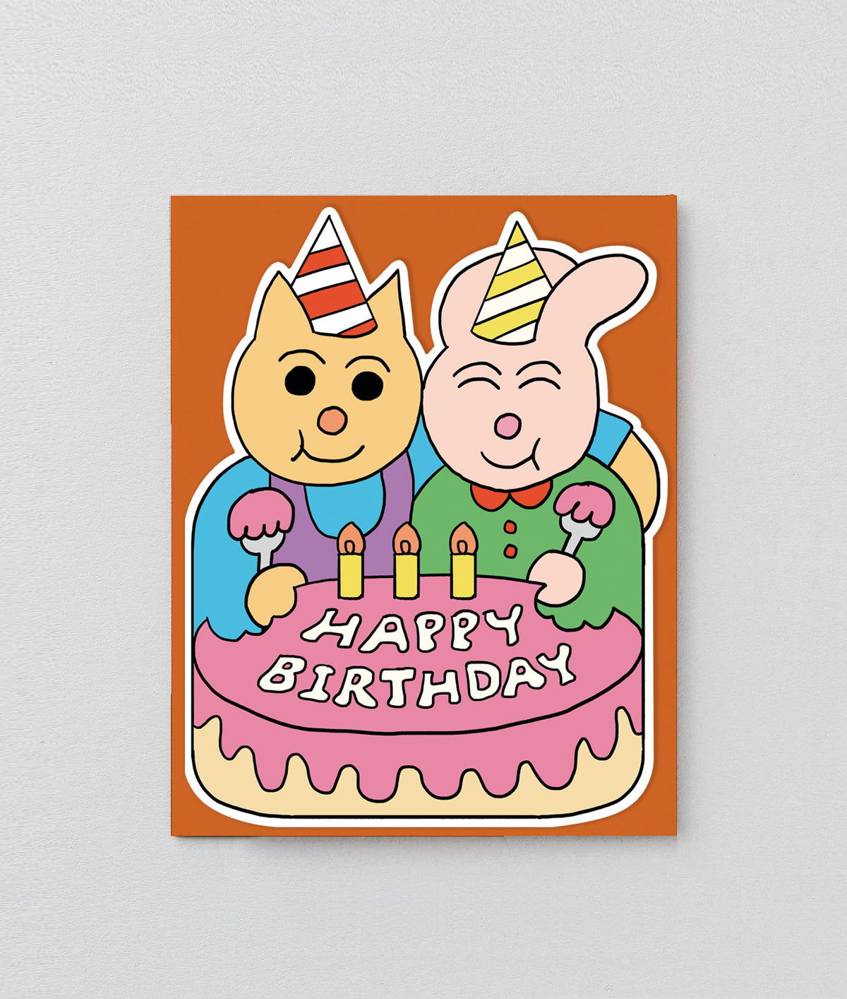 Happy Birthday Friends and Cake