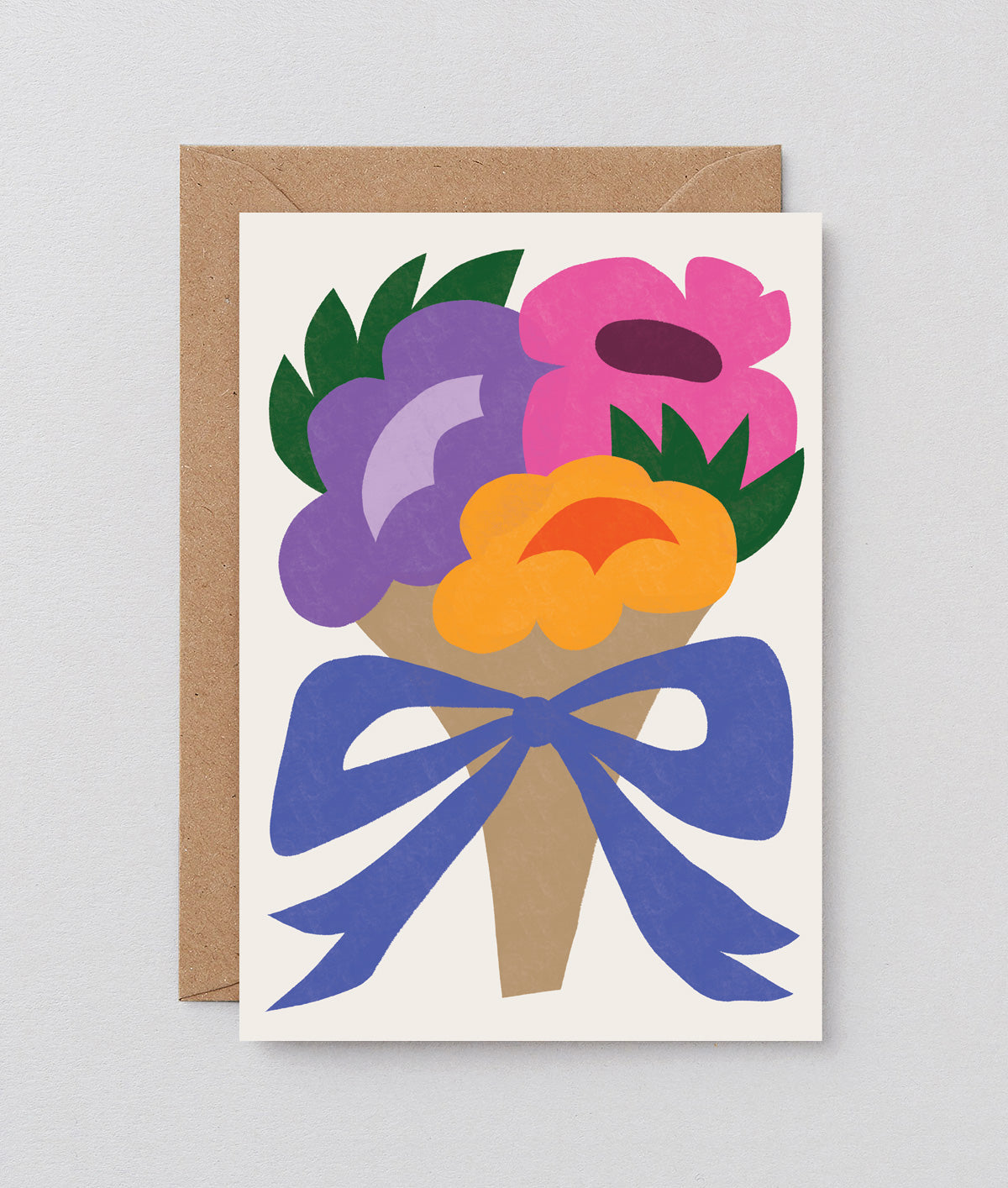 Floral Bouquet Embossed Greeting Card