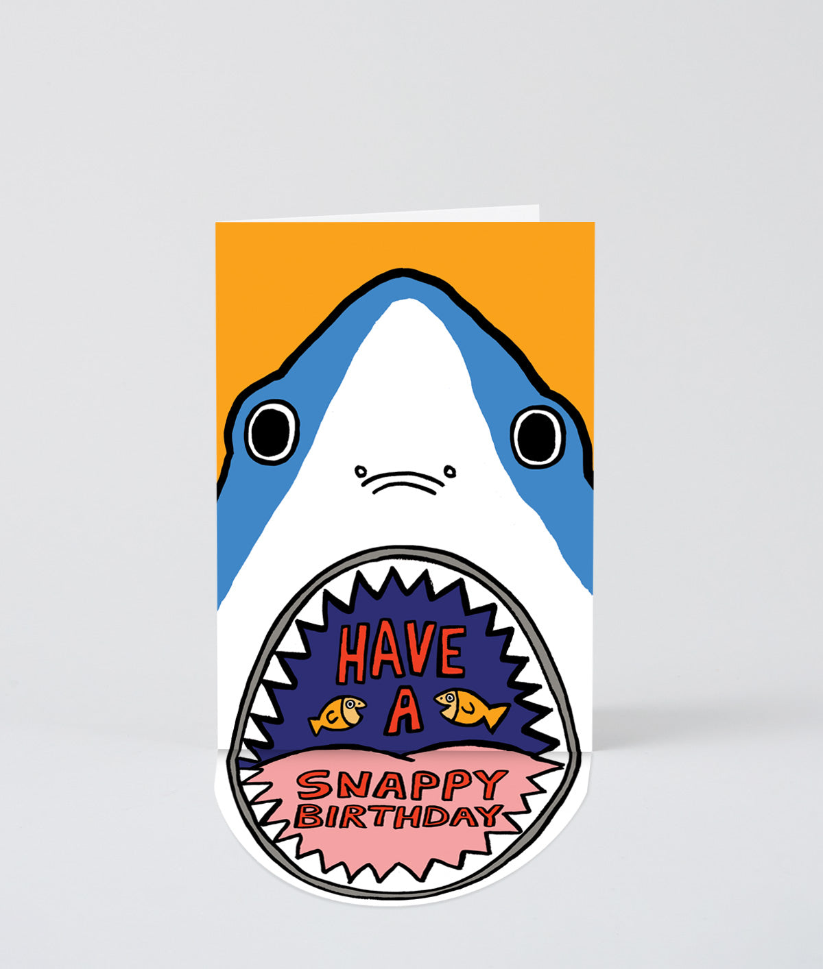 Shark Big Mouth Fold Out Card