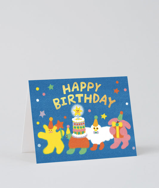 Happy Birthday Parade Kids Greetings Card