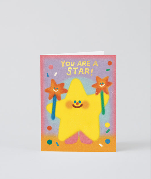 You Are A Star! Kids Greetings Card