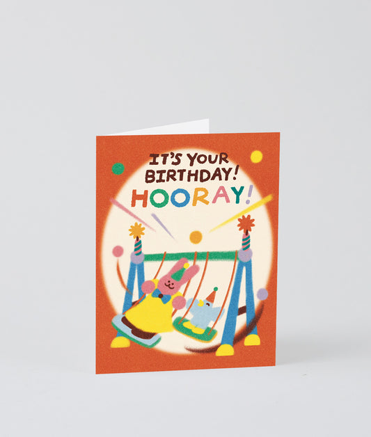 It's Your Birthday Hooray! Kids Greetings Card