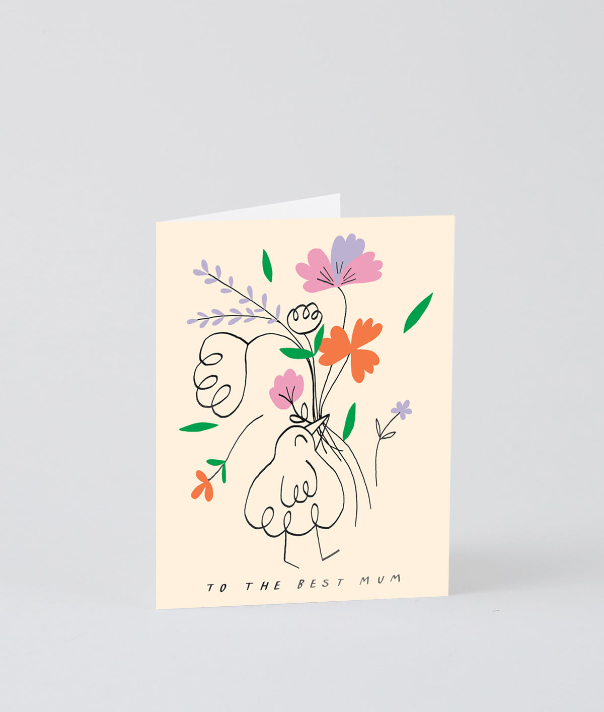 To The Best Mum Kids Greeting Card