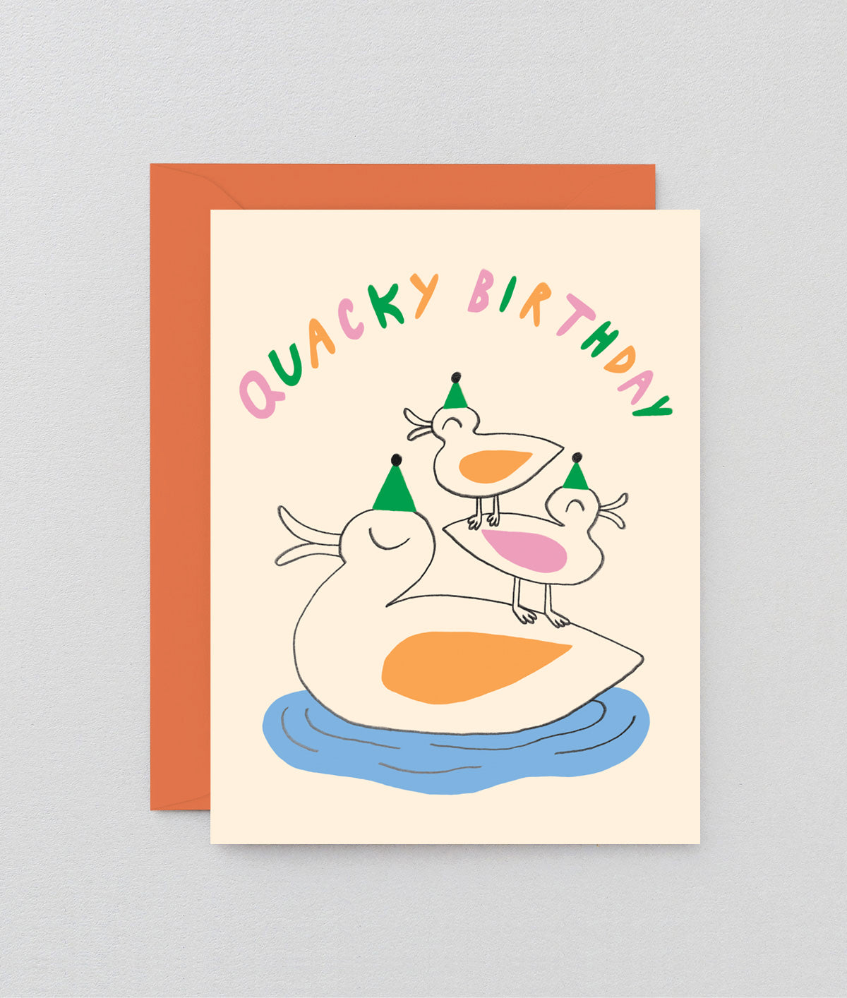 Quacky Birthday Kids Greeting Card