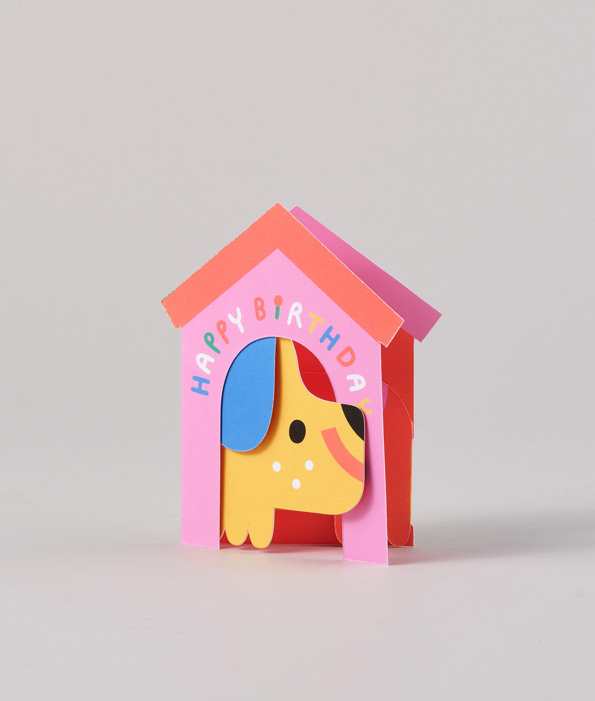 Dog In House Fold Out Card