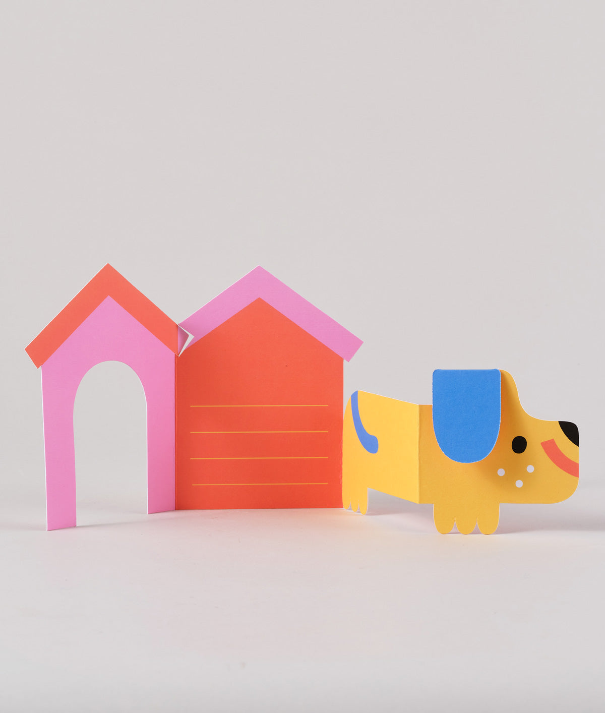 Dog In House Fold Out Card