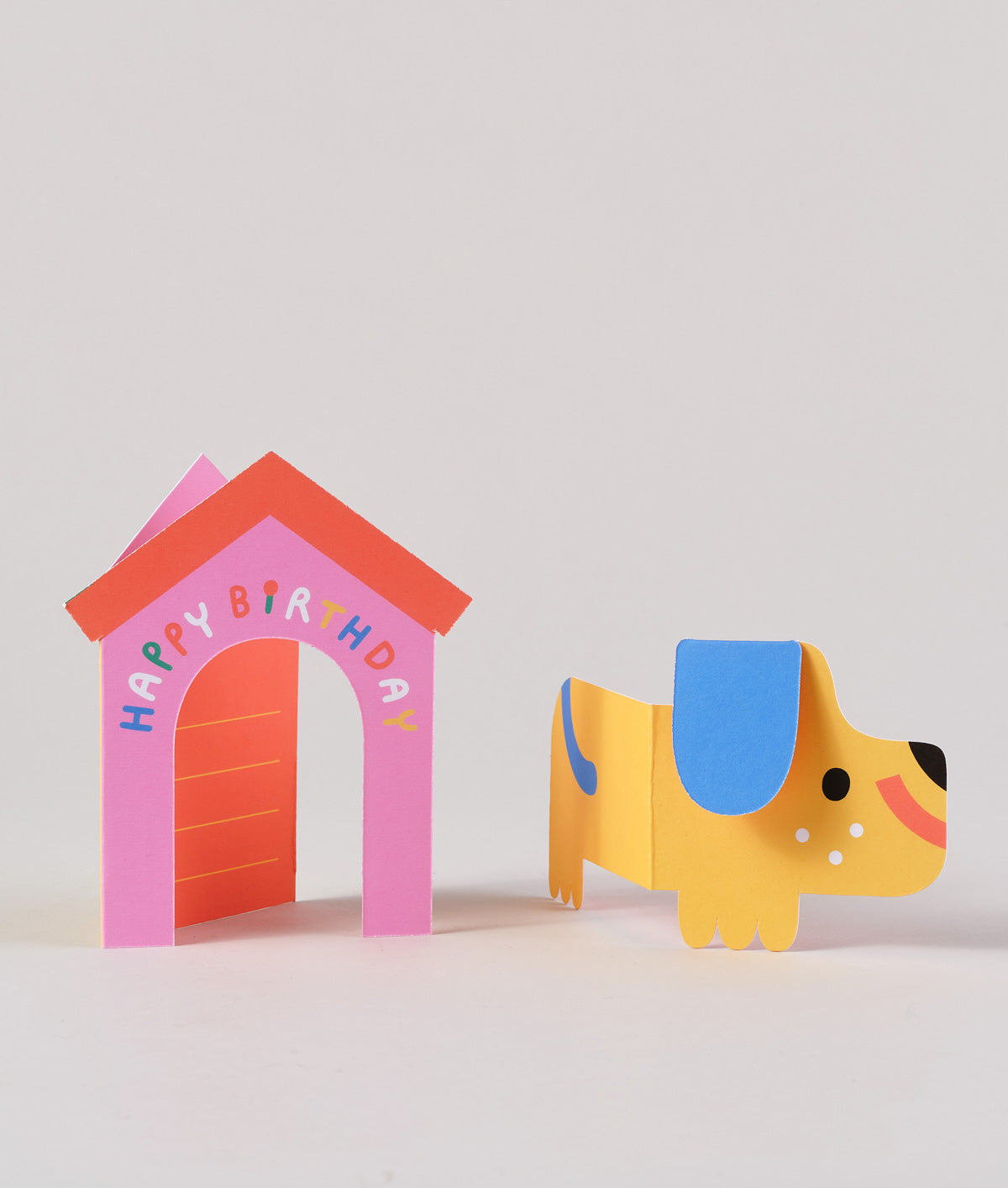 Dog In House Fold Out Card