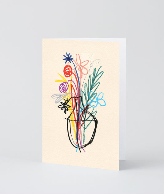 Bouquet Art Card