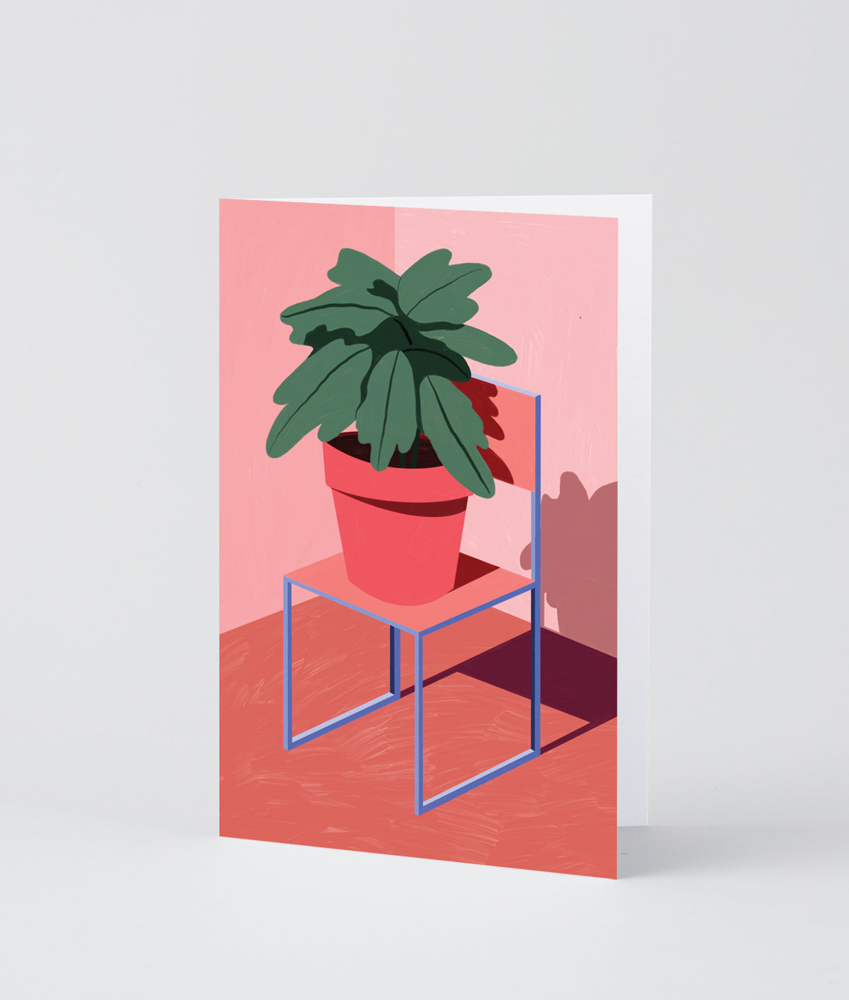 Plant & Chair Art Card