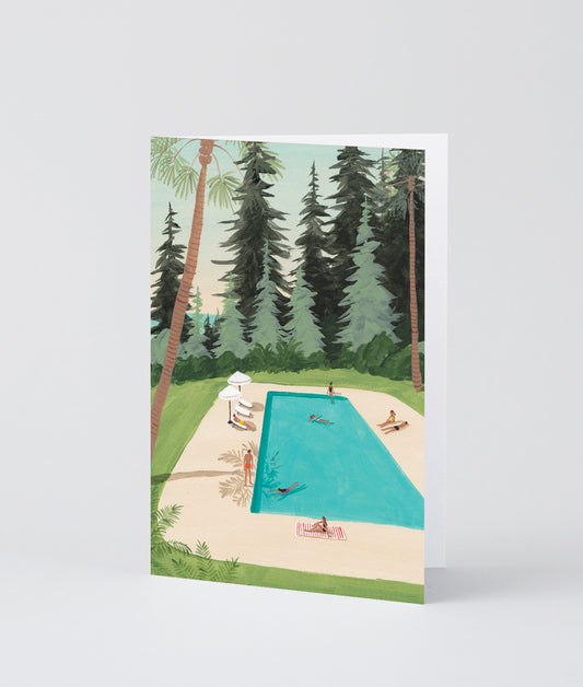 Poolside Art Card