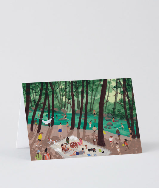 Summer By The Water Art Card