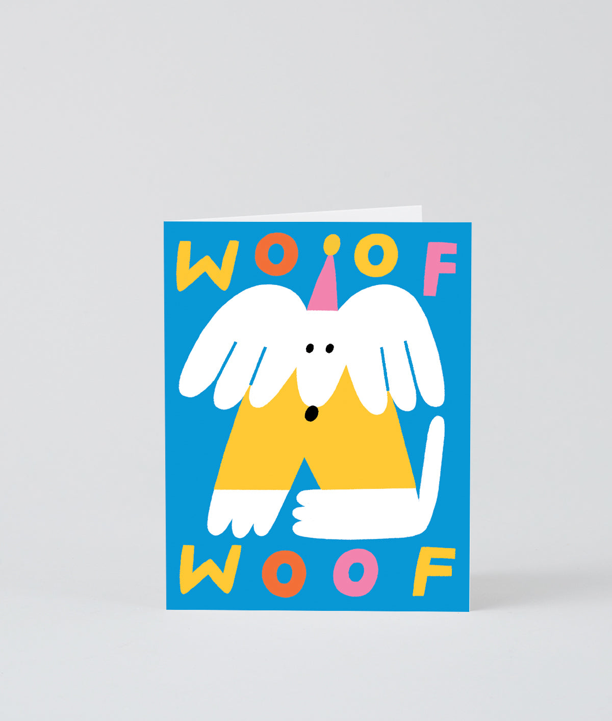 Woof Woof Dog Kids Greetings Card Wrap Wholesale