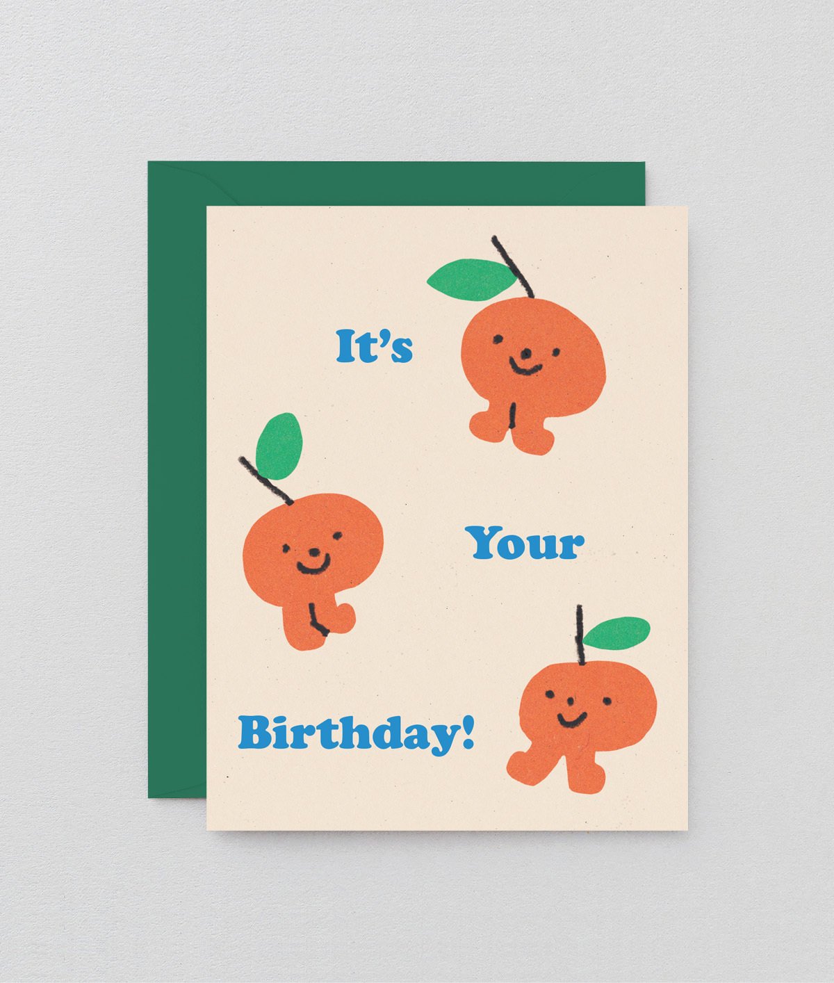 Birthday Oranges Kids Greetings Card